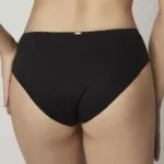 Vista trasera de braga Federica Bikini Clásica en negro